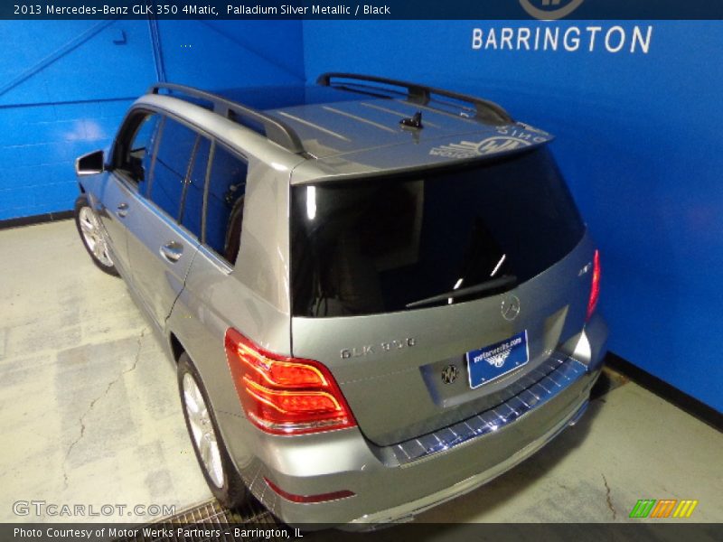 Palladium Silver Metallic / Black 2013 Mercedes-Benz GLK 350 4Matic