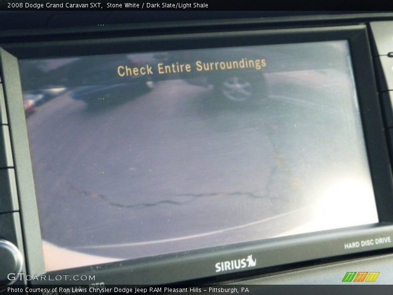 Stone White / Dark Slate/Light Shale 2008 Dodge Grand Caravan SXT