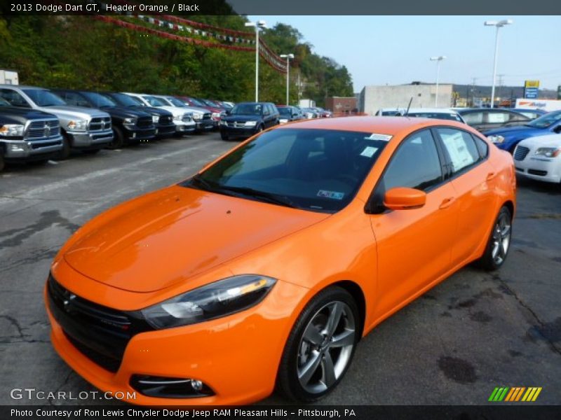 Front 3/4 View of 2013 Dart GT