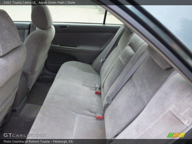 Aspen Green Pearl / Stone 2002 Toyota Camry LE