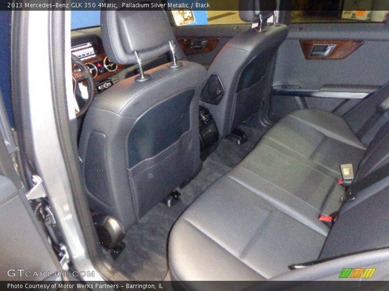 Palladium Silver Metallic / Black 2013 Mercedes-Benz GLK 350 4Matic