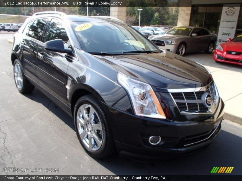 Black Raven / Ebony/Ebony 2012 Cadillac SRX Performance AWD