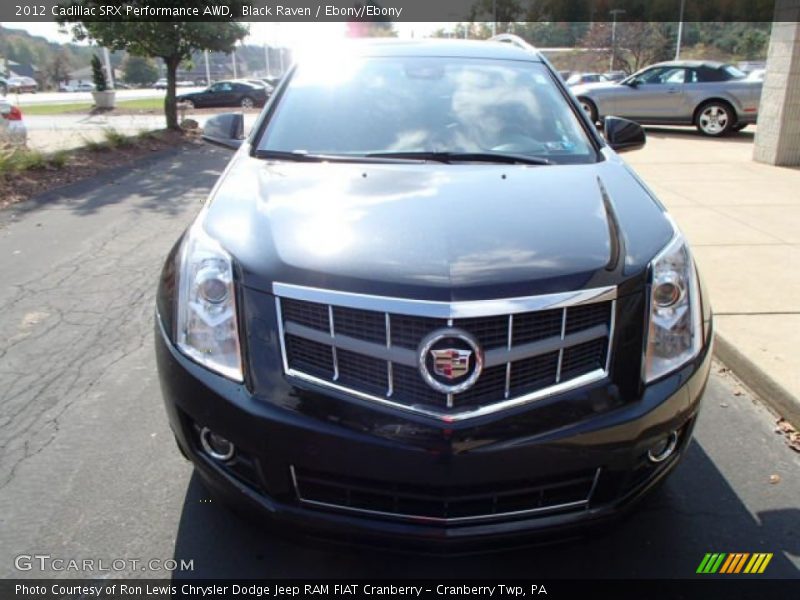 Black Raven / Ebony/Ebony 2012 Cadillac SRX Performance AWD