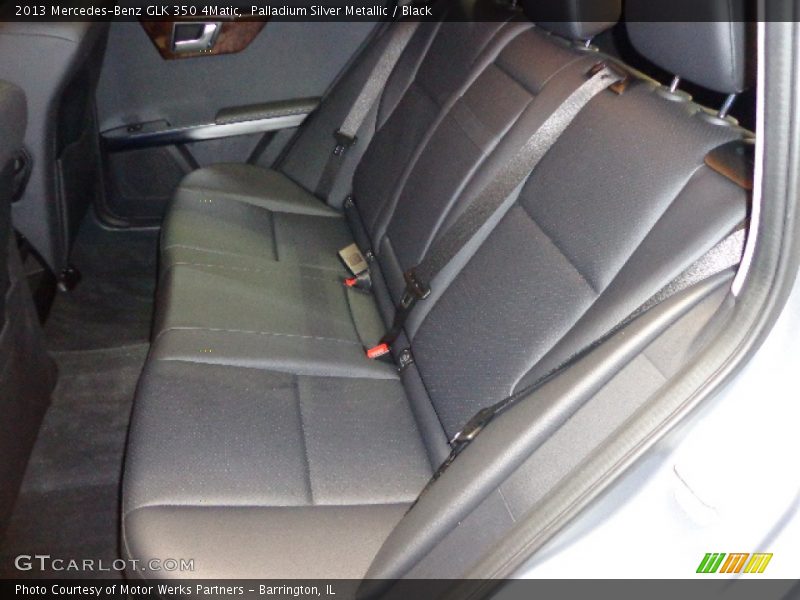 Palladium Silver Metallic / Black 2013 Mercedes-Benz GLK 350 4Matic