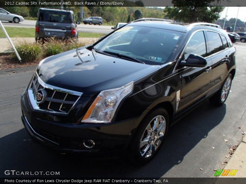 Black Raven / Ebony/Ebony 2012 Cadillac SRX Performance AWD