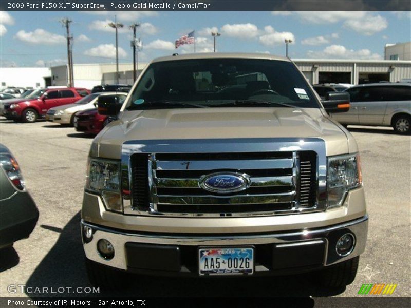 Pueblo Gold Metallic / Camel/Tan 2009 Ford F150 XLT SuperCrew