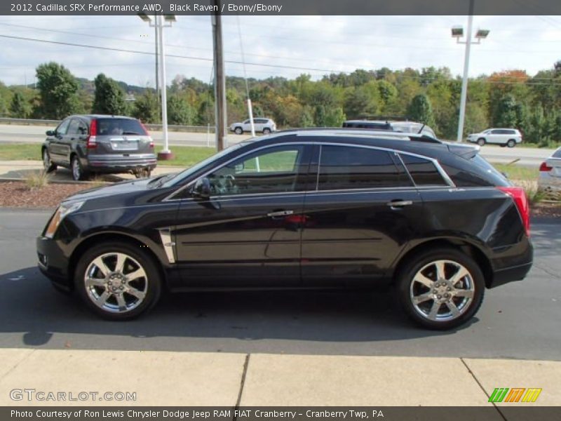 Black Raven / Ebony/Ebony 2012 Cadillac SRX Performance AWD