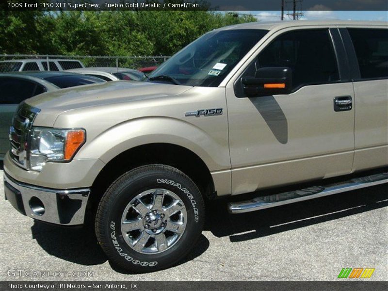 Pueblo Gold Metallic / Camel/Tan 2009 Ford F150 XLT SuperCrew