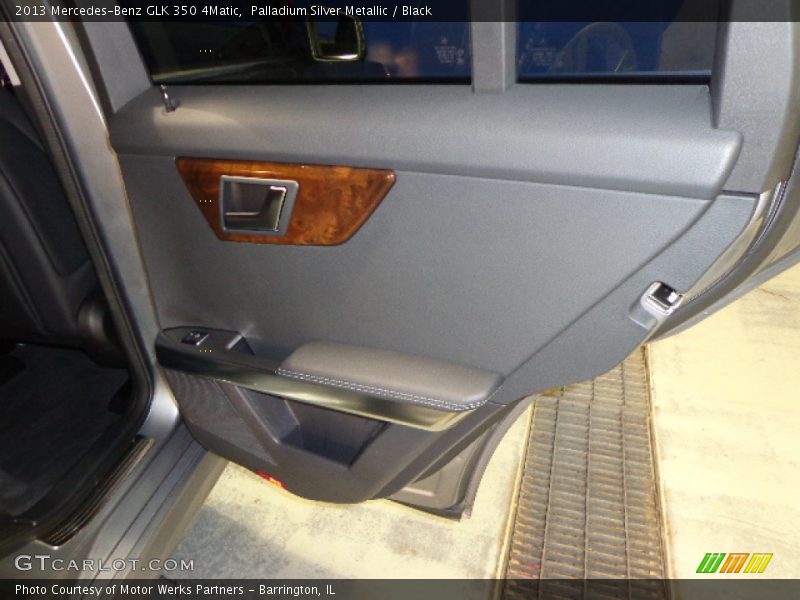 Palladium Silver Metallic / Black 2013 Mercedes-Benz GLK 350 4Matic