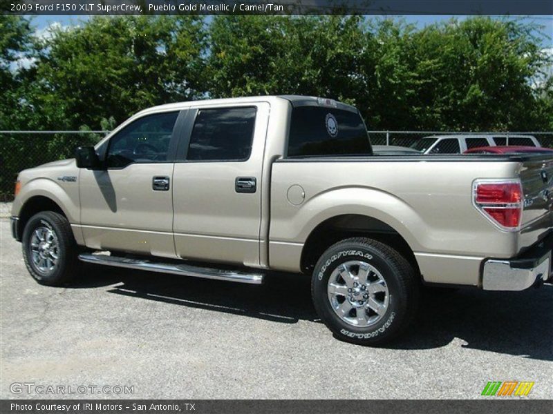 Pueblo Gold Metallic / Camel/Tan 2009 Ford F150 XLT SuperCrew
