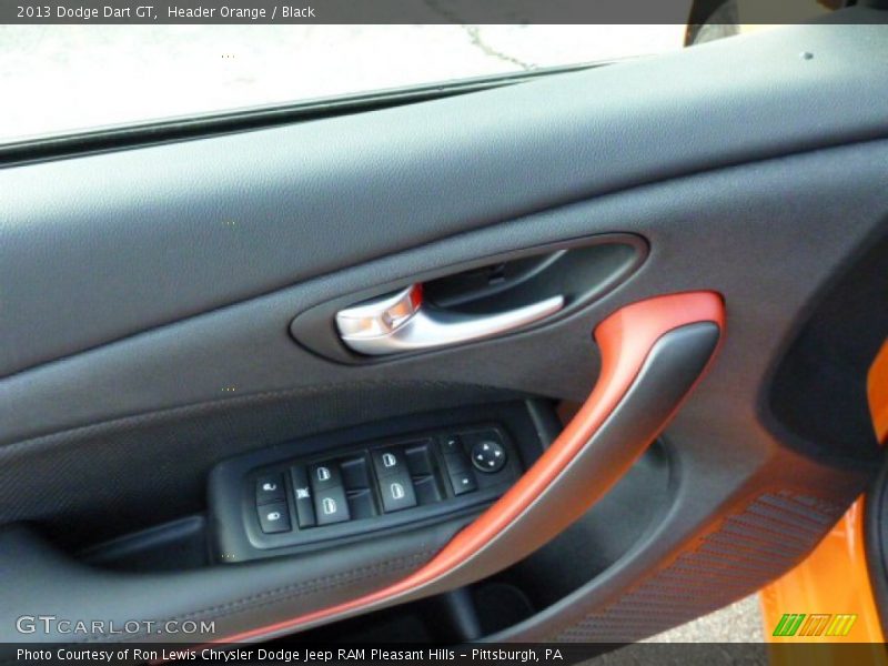 Header Orange / Black 2013 Dodge Dart GT