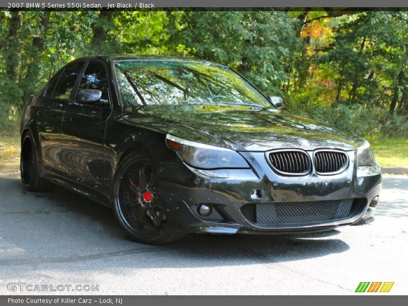 Jet Black / Black 2007 BMW 5 Series 550i Sedan