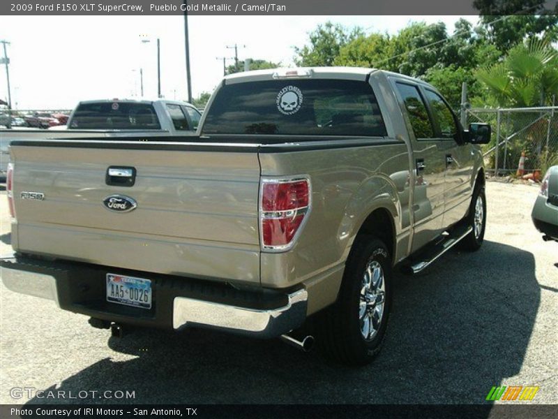 Pueblo Gold Metallic / Camel/Tan 2009 Ford F150 XLT SuperCrew