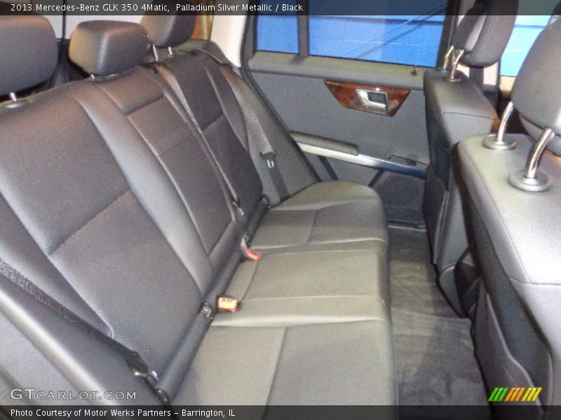 Palladium Silver Metallic / Black 2013 Mercedes-Benz GLK 350 4Matic