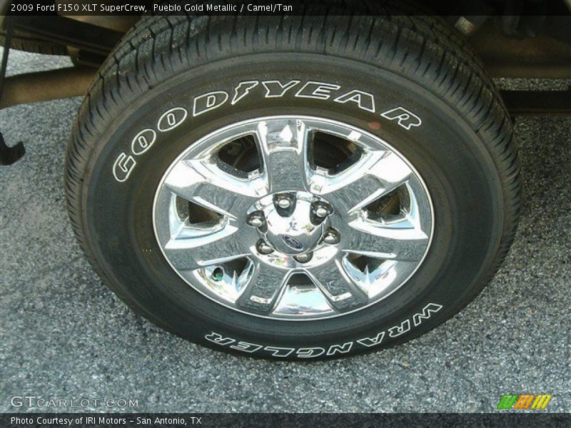 Pueblo Gold Metallic / Camel/Tan 2009 Ford F150 XLT SuperCrew