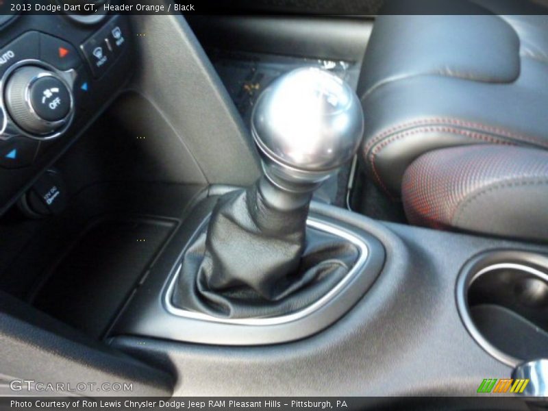  2013 Dart GT 6 Speed Manual Shifter