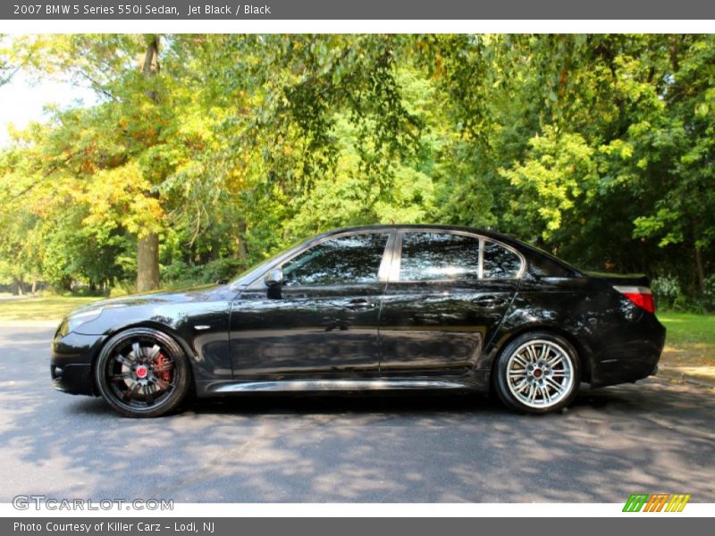 Jet Black / Black 2007 BMW 5 Series 550i Sedan