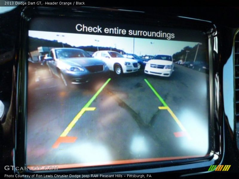 Header Orange / Black 2013 Dodge Dart GT