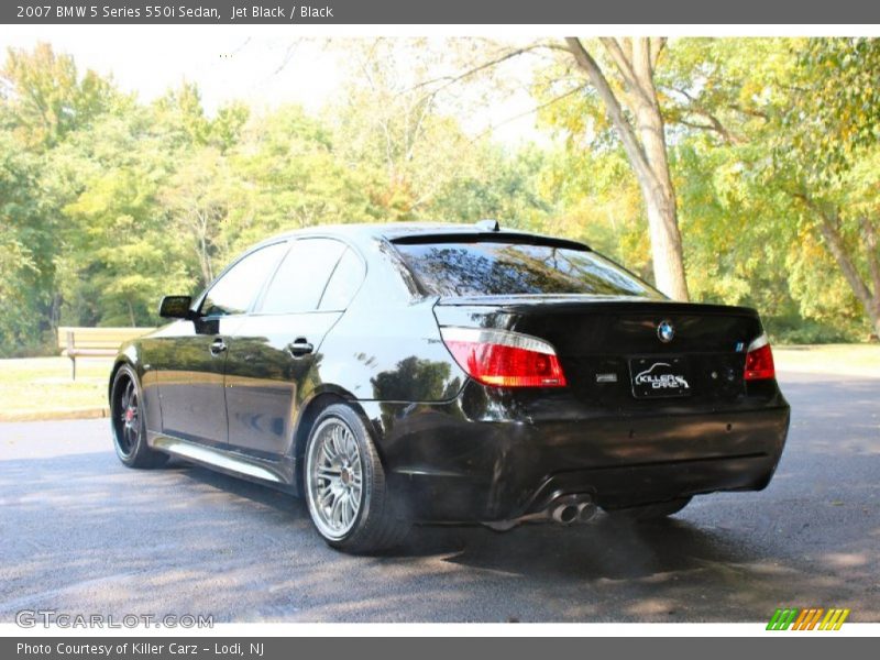 Jet Black / Black 2007 BMW 5 Series 550i Sedan