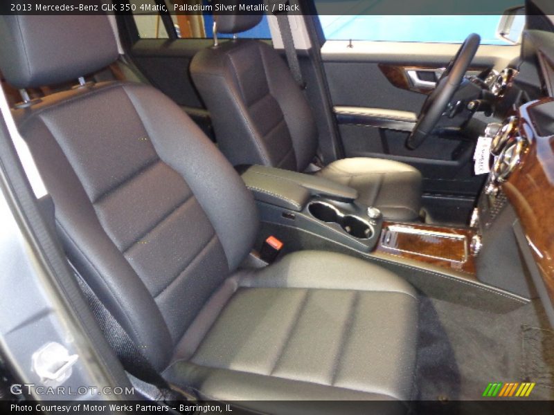 Palladium Silver Metallic / Black 2013 Mercedes-Benz GLK 350 4Matic