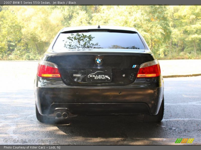 Jet Black / Black 2007 BMW 5 Series 550i Sedan
