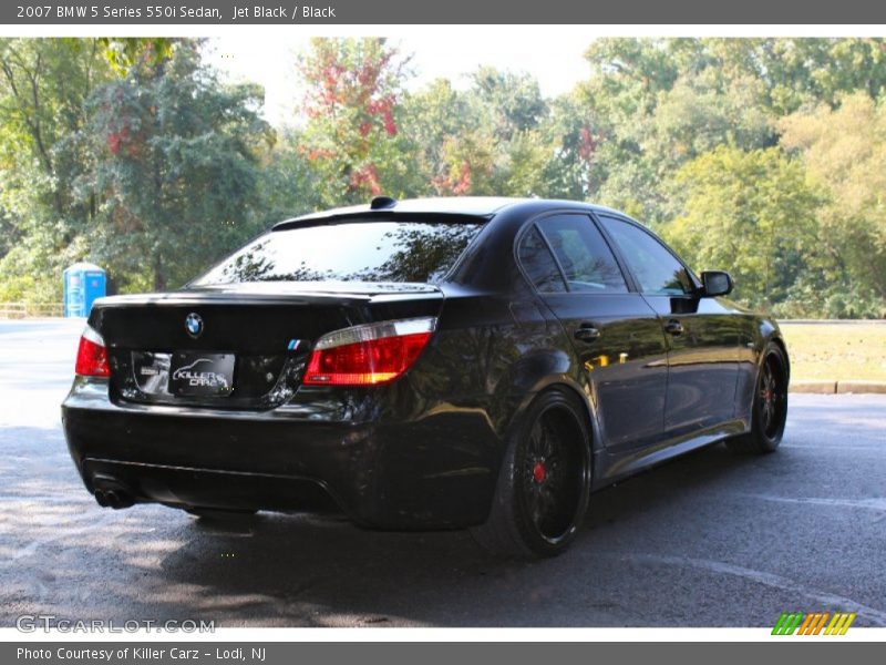 Jet Black / Black 2007 BMW 5 Series 550i Sedan