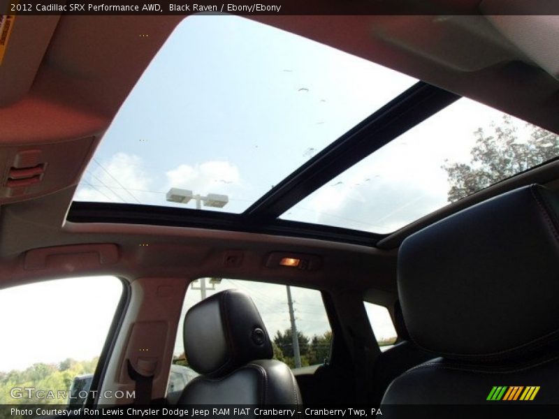 Black Raven / Ebony/Ebony 2012 Cadillac SRX Performance AWD