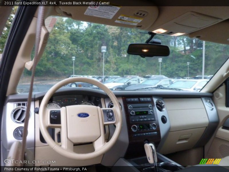 Tuxedo Black Metallic / Camel 2011 Ford Expedition XLT 4x4