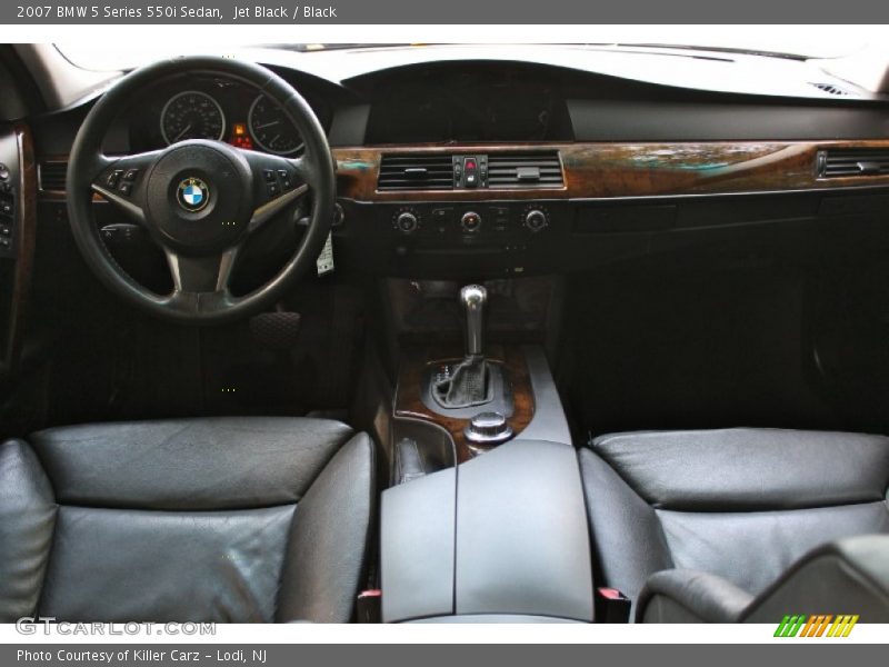 Jet Black / Black 2007 BMW 5 Series 550i Sedan