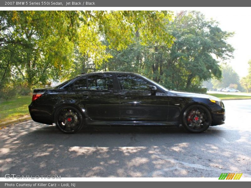 Jet Black / Black 2007 BMW 5 Series 550i Sedan