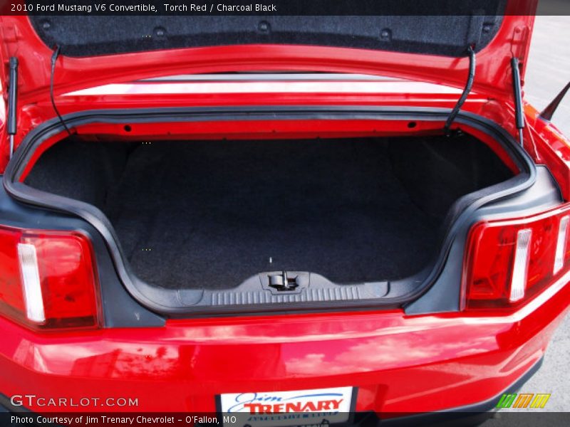 Torch Red / Charcoal Black 2010 Ford Mustang V6 Convertible