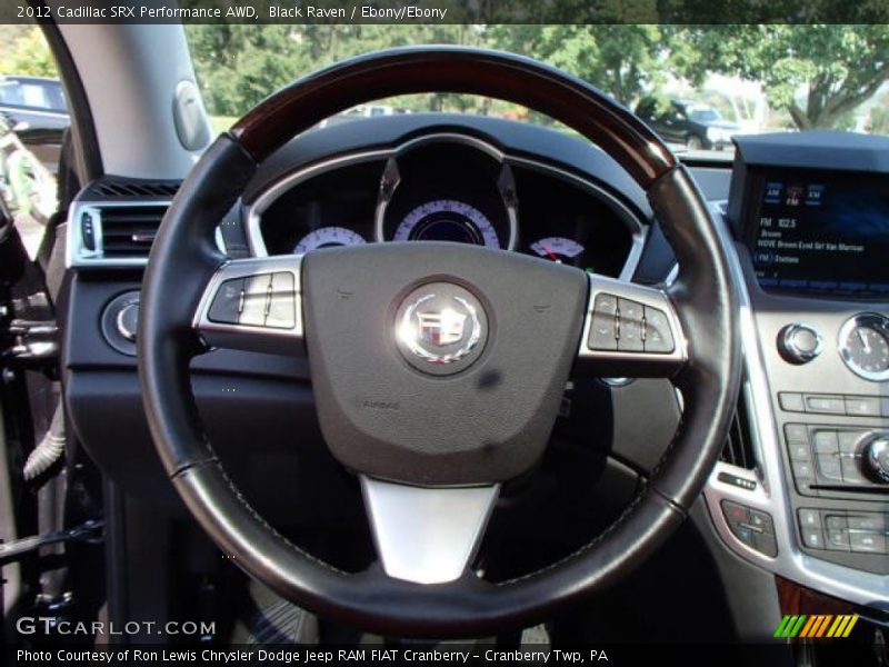 Black Raven / Ebony/Ebony 2012 Cadillac SRX Performance AWD