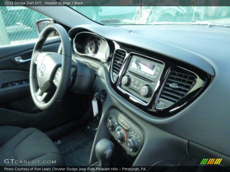 Header Orange / Black 2013 Dodge Dart SXT