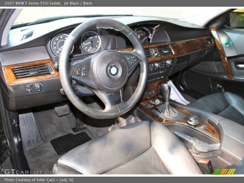 Jet Black / Black 2007 BMW 5 Series 550i Sedan