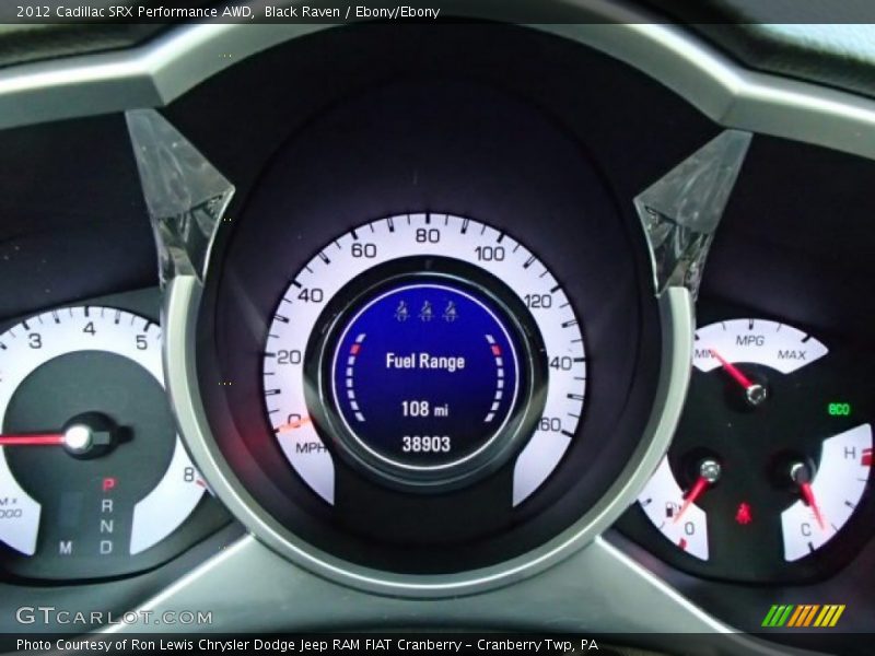 Black Raven / Ebony/Ebony 2012 Cadillac SRX Performance AWD