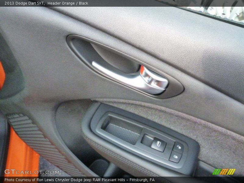 Header Orange / Black 2013 Dodge Dart SXT