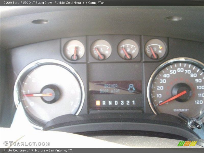 Pueblo Gold Metallic / Camel/Tan 2009 Ford F150 XLT SuperCrew