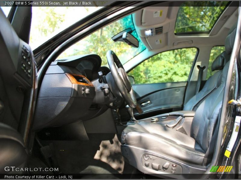 Jet Black / Black 2007 BMW 5 Series 550i Sedan