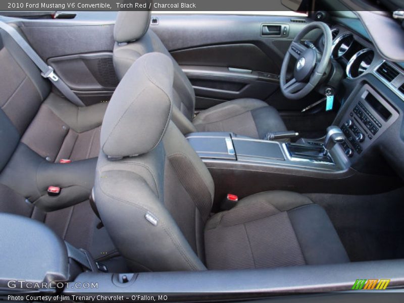 Torch Red / Charcoal Black 2010 Ford Mustang V6 Convertible