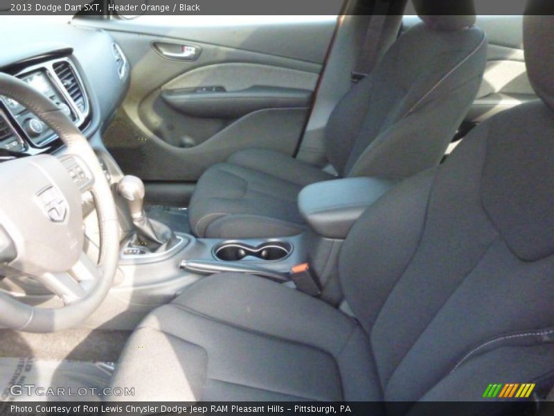 Header Orange / Black 2013 Dodge Dart SXT