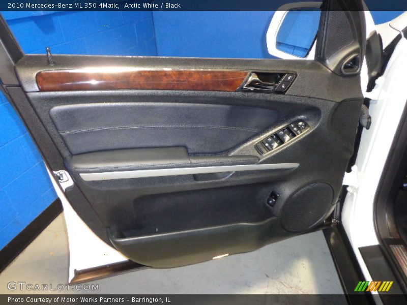 Arctic White / Black 2010 Mercedes-Benz ML 350 4Matic