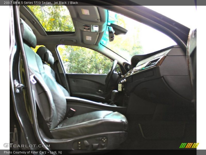 Jet Black / Black 2007 BMW 5 Series 550i Sedan
