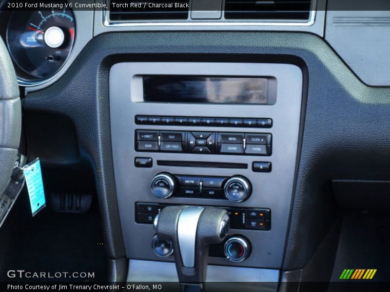 Torch Red / Charcoal Black 2010 Ford Mustang V6 Convertible