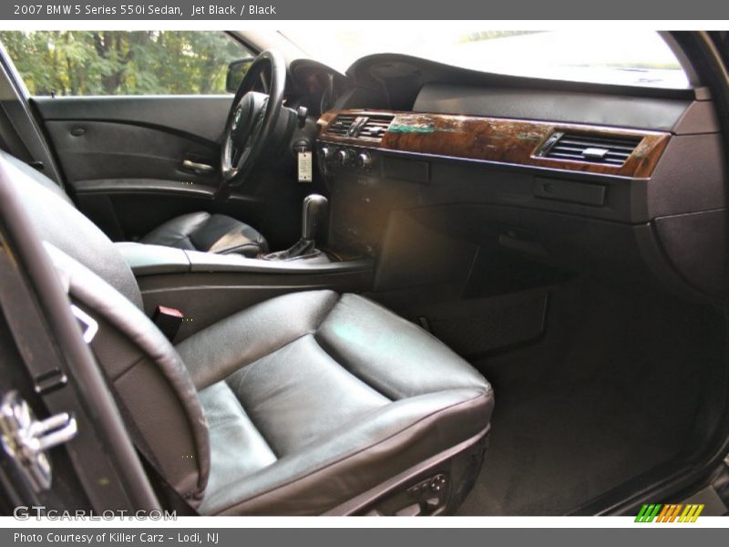 Jet Black / Black 2007 BMW 5 Series 550i Sedan