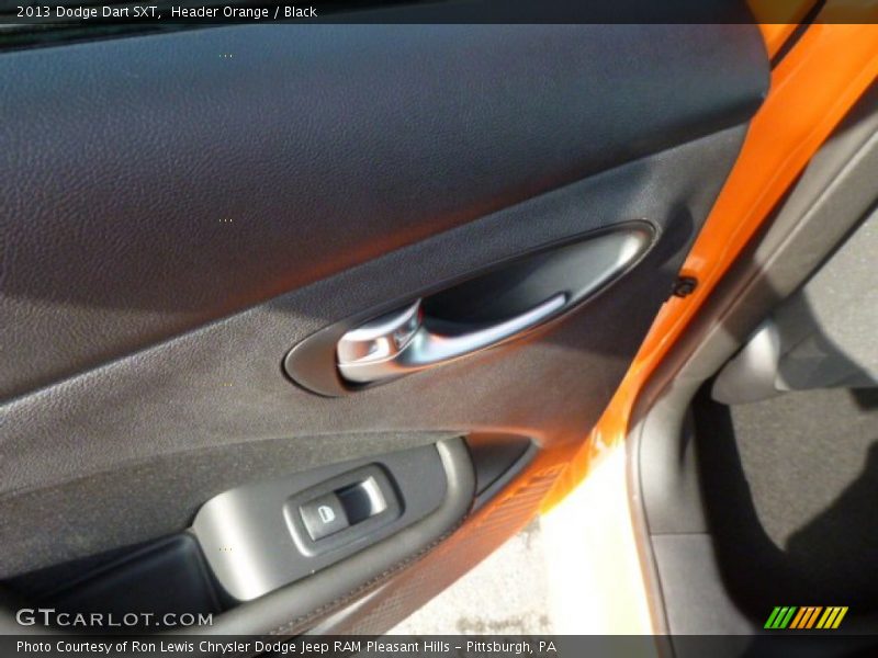 Header Orange / Black 2013 Dodge Dart SXT