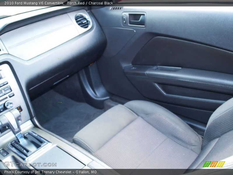 Torch Red / Charcoal Black 2010 Ford Mustang V6 Convertible