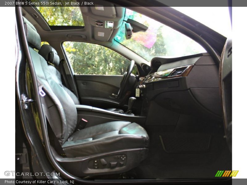 Jet Black / Black 2007 BMW 5 Series 550i Sedan