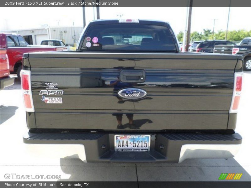 Black / Stone/Medium Stone 2009 Ford F150 XLT SuperCrew