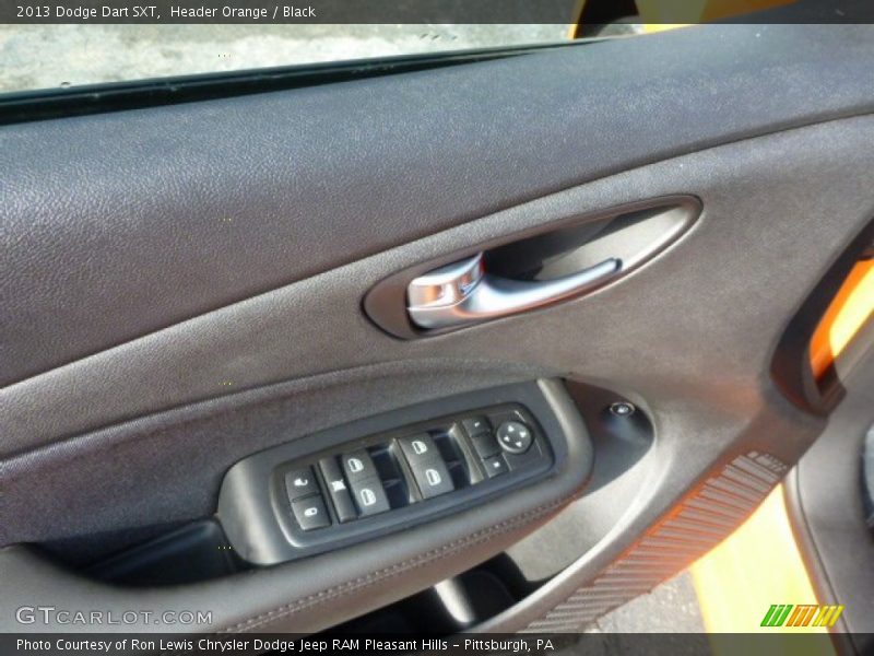 Header Orange / Black 2013 Dodge Dart SXT