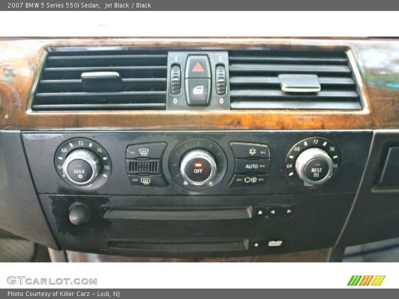 Controls of 2007 5 Series 550i Sedan